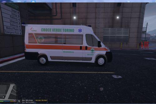 Ambulanza Fiat Ducato Croce Verde Torino